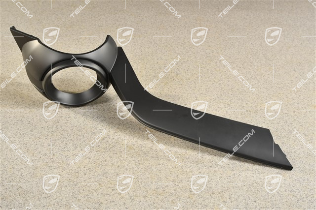 Lamelka / blenda kratki zderzaka ACC z Innodrive, czarny mat, Sport Design, R