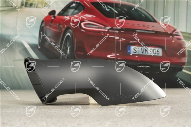GT4, Sport Design Paket, Aussenspiegel Blende unten, manuell anklappbar, Schwarzmatt, L
