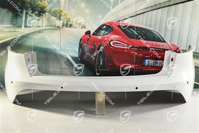Rear bumper / lining, with ParkAssist