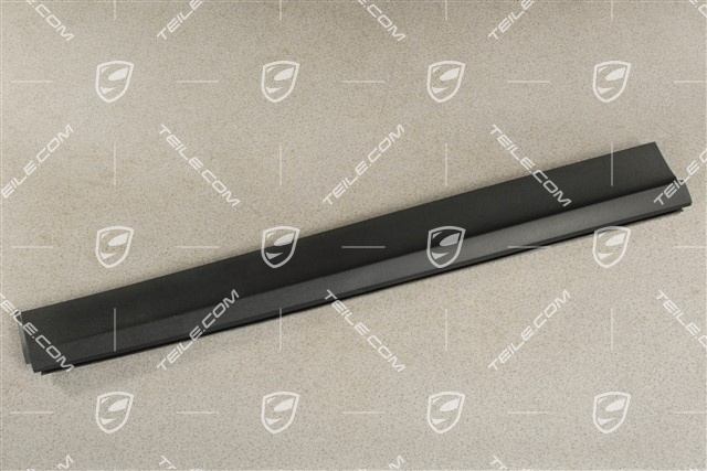 Front door cover molding, Black matte, L