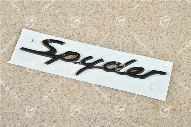 Abzeichen / Emblem Aufkleber SPYDER, Schwarz