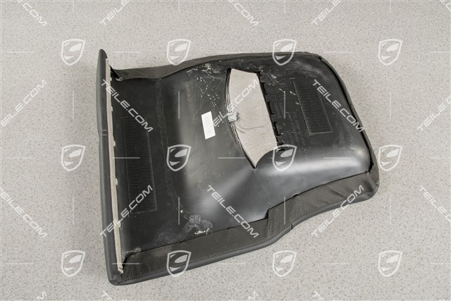Notsitzkissen, Cabrio, Kunstleder, Schwarz, R