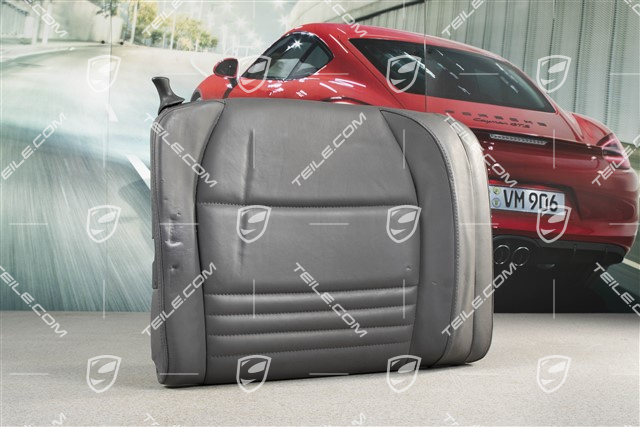 Notsitzrückenlehne, Leder, spacegrau, Coupe, Turbo, R