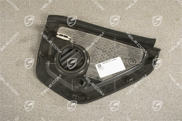Blende, Schalttafelverkleidung, Schwarz, L