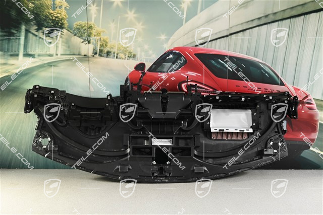 Dashboard, upper part, leather, Agate Grey