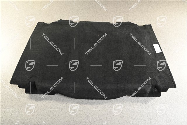 Verkleidung / Teppich, Motorabdeckung, Schwarz