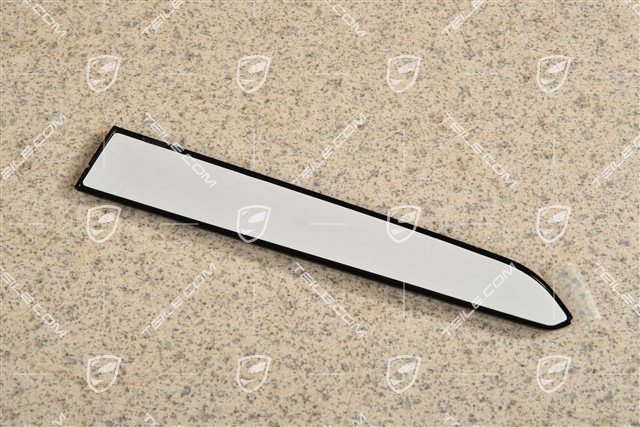 Zierleiste für Ladeklappe, Schwarz matt, R