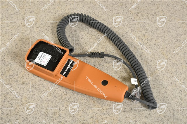 Telefonhörer, Leder, Braun / Natural