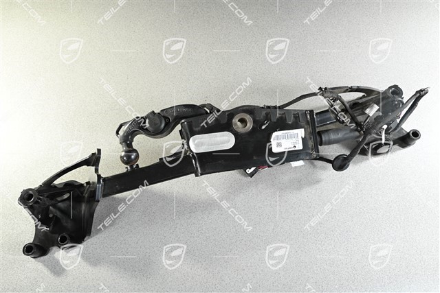 Trailer coupling, electric folding