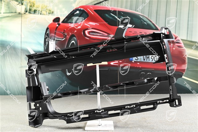 Front bumper, side ventilation grille, Black matte, L