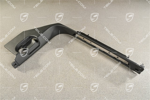 Verkleidung von A-Säule / Einstiegleiste, Titanschwarz, L