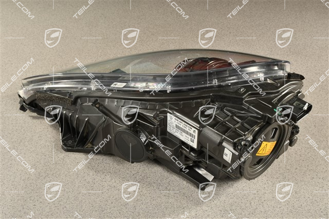 Xenon Scheinwerfer, schwarz, Glass defekt, R