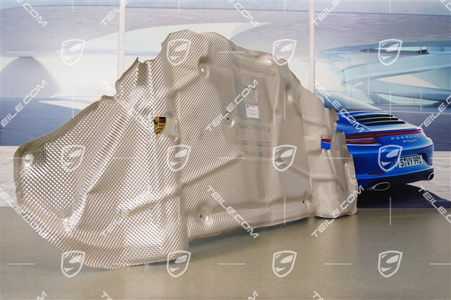 Hitzeschutz hinten, unter Motor