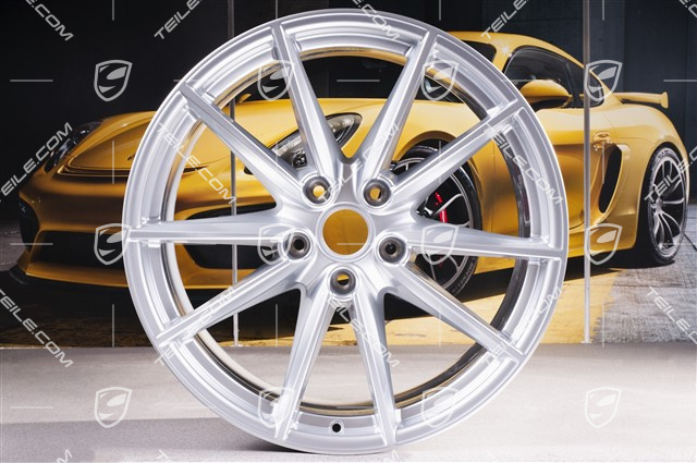 21" Felge Carrera S, 11J x 21 ET66, Brilliantchromlack