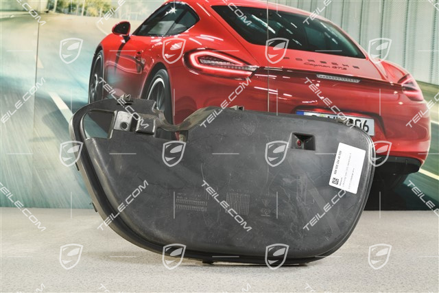 Air duct / guide Turbo / GTS, Satin black, R