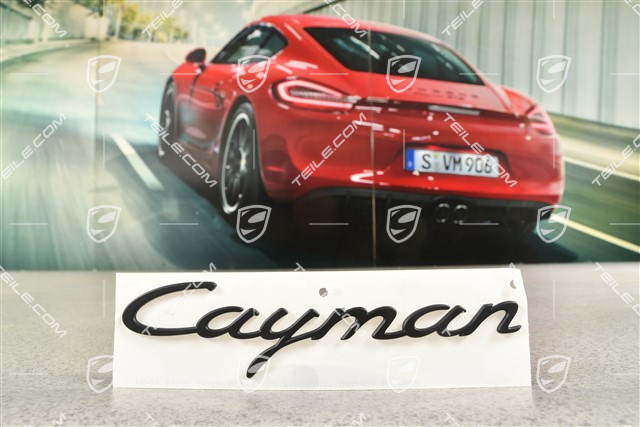 Emblemat Cayman, Czarny