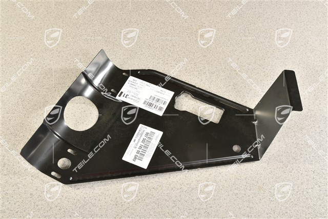 Verstärkungsblech für Radhaus, Innen, Reperaturblech, Coupe / Targa / GT3 / Turbo, L