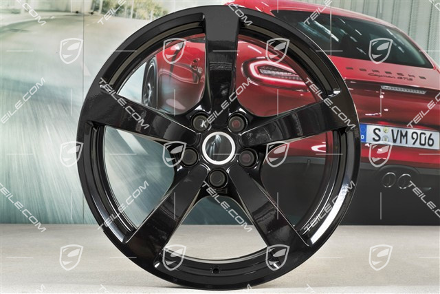 18-inch wheel Macan, 9J x 18 ET21, black high gloss