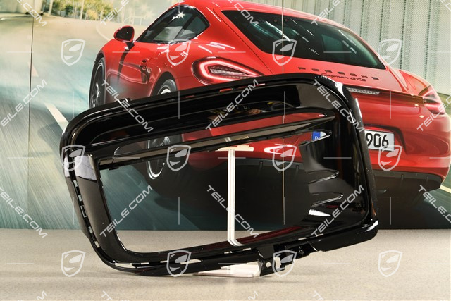 Sport Design, Front bumper, side ventilation grille, Black, R