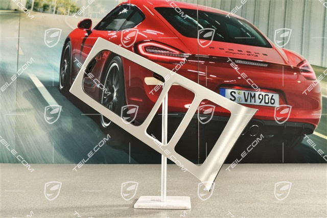 Mittelkonsole Zierblende, Aluminium gebürstet