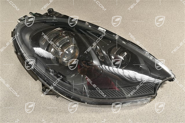 Xenon Scheinwerfer, schwarz, Glass defekt, R