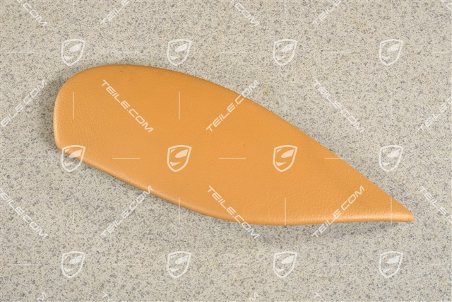 Centre console cover, Lateral, Leatherette, Savanna, R