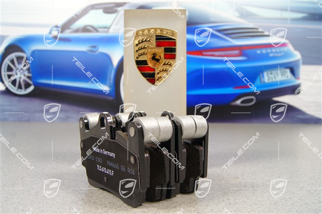 Bremsbelag-Reparatursatz, Bremssattel schwarz oder silber lackiert (oder rot nur 955 2003-2006), hinten