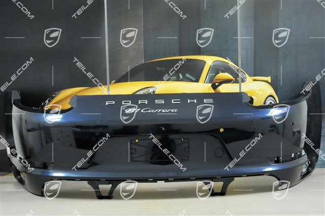 Rear bumper, C4/C4S, with Sports exhaust system, with ParkAssist