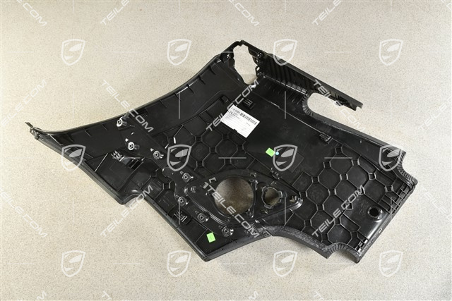 Seitenwandverkleidung, hinten, Leder, Schwarz, Cabrio, L
