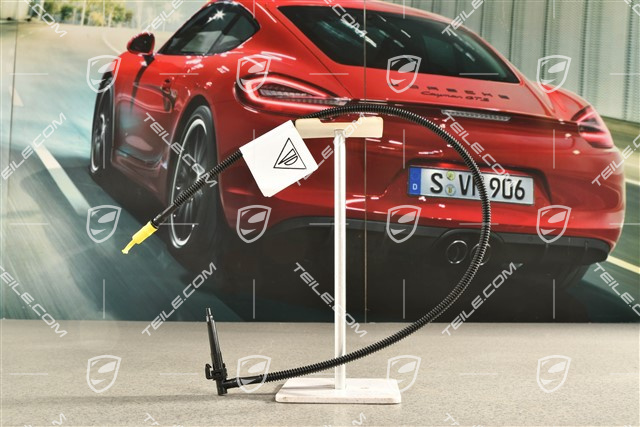 Washer hose, reverse camera