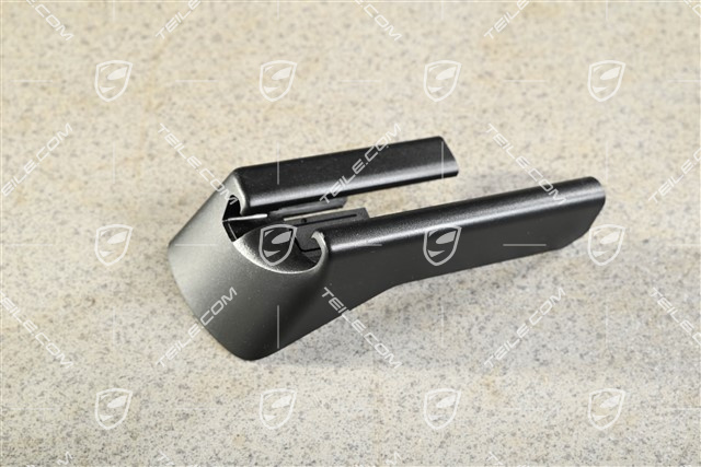 Front seat rail cover, L