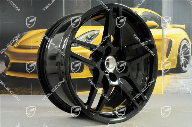 18" Felge Macan S, 9J x 18 ET21, in schwarz hochglanz
