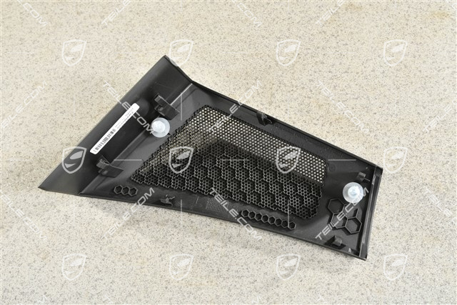 Türverkleidung, Lautsprecherblende, Hinten, Schwarz, L