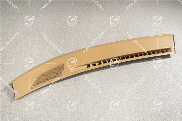 Dashboard defroster trim / cover, Sand beige, L