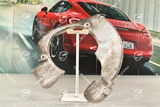 Front axle disc brake protective plate, C2, L