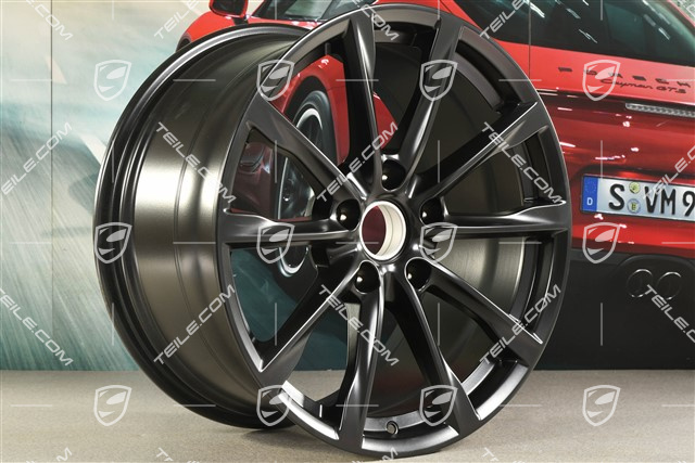19" Felge Boxster S, 10J x 19 ET45, schwarz Seidenmatt