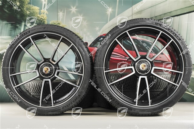 20/21-inch Turbo S winter wheel set, central lock wheel rims 8,5J x 20 ET40 + 11J x 21 ET66 + Michelin winter tyres 245/35 R20 + 305/30 R21