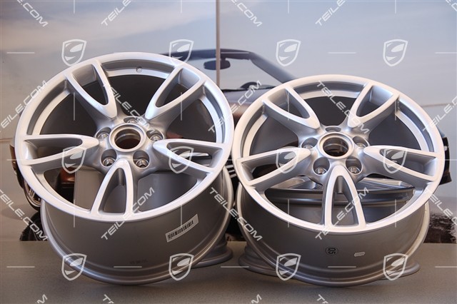 18" Felgensatz Carrera IV, 8J x 18 ET57 + 10,5J x 18 ET60, C2 / C2S