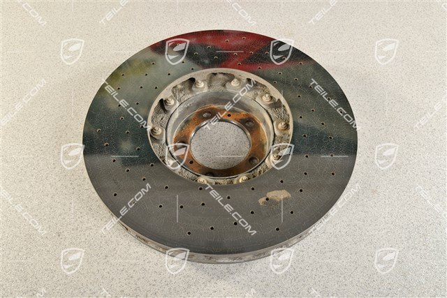 PCCB Keramik-Bremsscheibe, 20" / 420mm, stark beschädigt, R