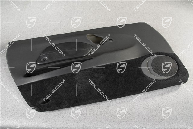 Türverkleidung mit Airbagblende, Klangpaket, Kunstleder, Schwarz, L