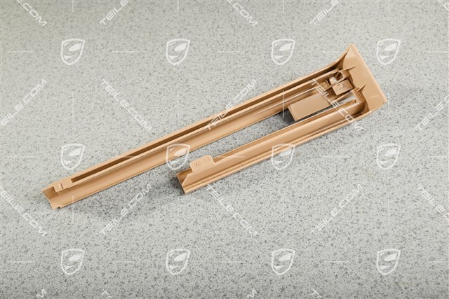 Front seat rail cover, Luxor Beige, L