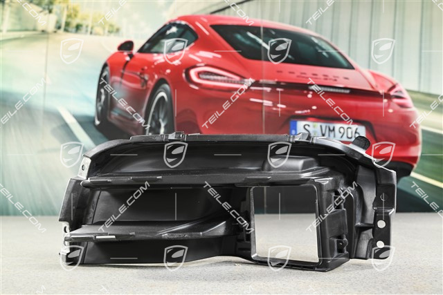 Front bumper Grille / Insert Cover, ACC, Black, R
