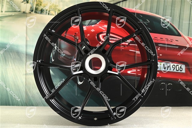 20"+21" GT3 komplet felg, 9,5J x 20 ET46 + 12J x 21 ET45, czarny satynowy półmat