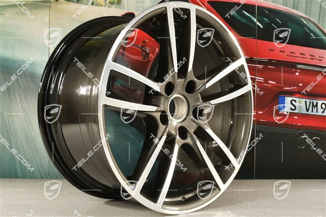 20-inch wheel rim, Cayenne Sport, 10,5J x 20 ET55, Titanium