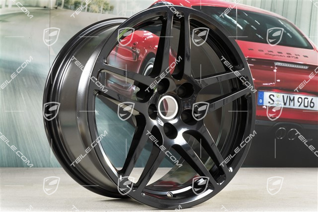 18-inch wheel Macan S, 8J x 18 ET21, black high gloss