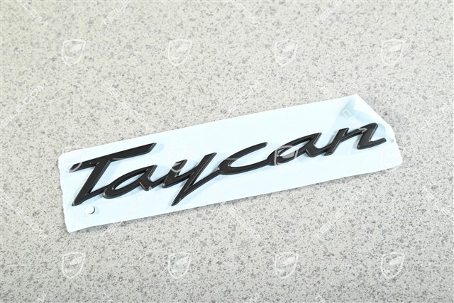 Badge / Emblem TAYCAN Black matte