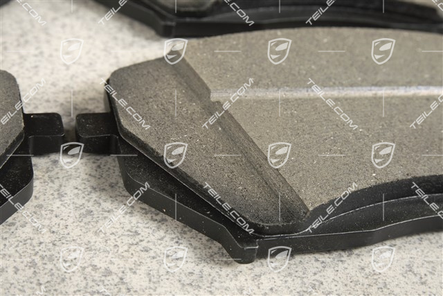 Brake pads, front axle, 20'' PSCB, for brake callipers in white and green