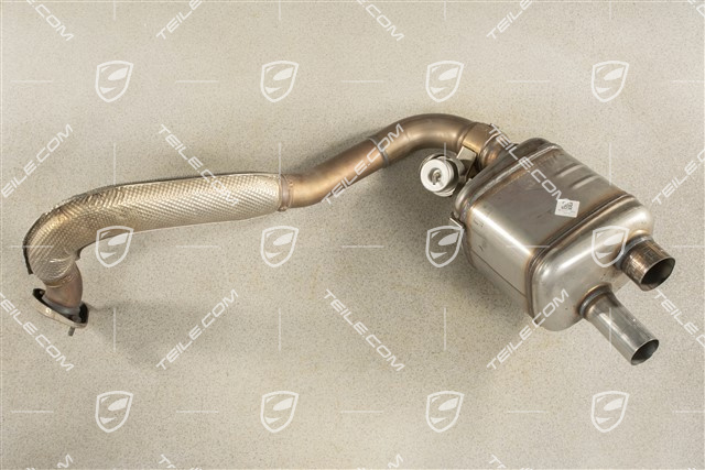 Sport exhaust muffler, R