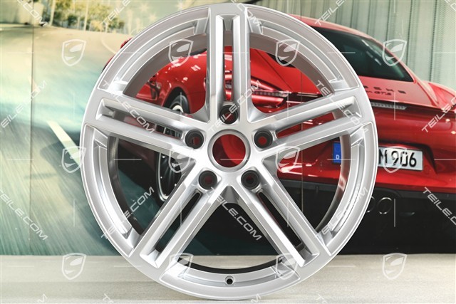 19-inch wheel rim Panamera, 10,5J x 19 ET62, Brilliant Silver
