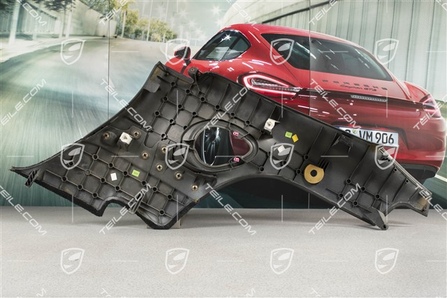 Seitenwandverkleidung, Kunstleder, Schwarz, Coupe, L